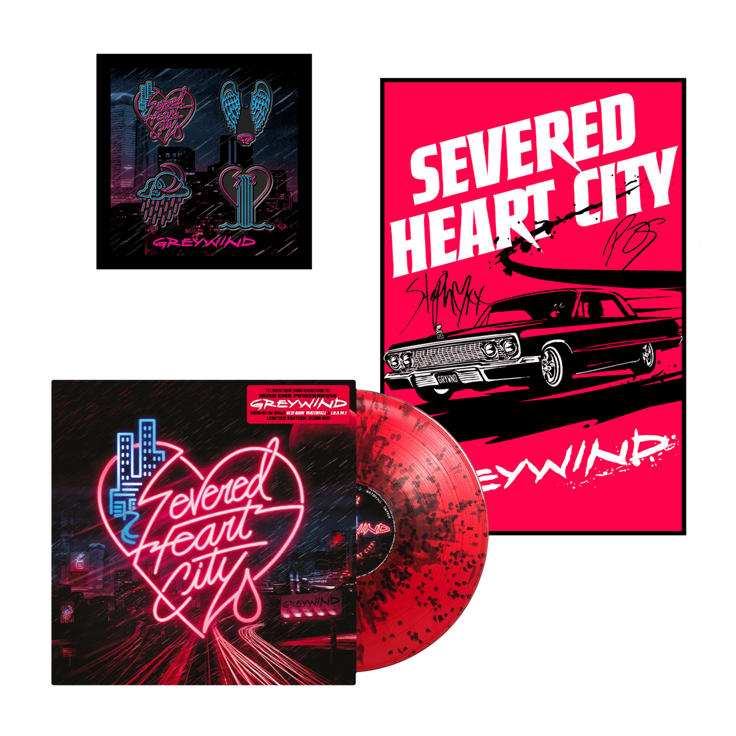 UK Artist Store Exclusive Severed Heart City LP Package