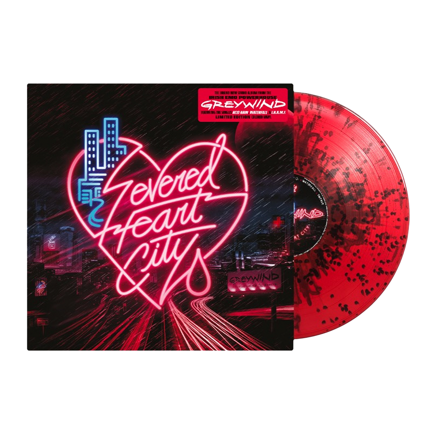 Severed Heart City LP (Red/Black Splatter - Artist Store Exclusive)